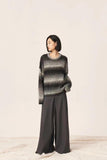 fall outfits women Lazy Retro Dyed Yarn Gradient Color Sweater Meinuo Wool Knitted Loose Pullover Coat for Women Autumn and Winter