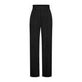 fall outfits women Hot New Street Fashion Backless Solid Color Slim Casual Pants