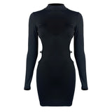 dress to impress codes 2024 Spring New Women's Clothing Fashion Sexy Nightclub Waist-Exposed Back Hip-Wrapped Dress