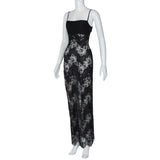 Amozae-Christmas Outfits New Year's Eve Dress Night Out Club Dresses cute winter outfits Indy Lace Slip Maxi Dress