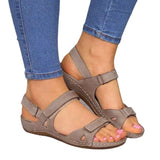 Amozae-Independent station foreign trade large size new 2024 summer casual women's sandals buckle open toe women's shoes Amazon wish