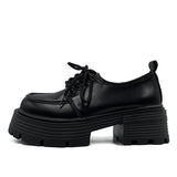 Amozae-back to school outfits Platform Oxford Boots