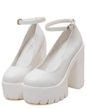 Amozae-back to school outfits Platform Heeled Sandals