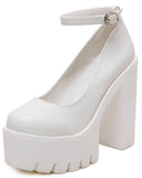 Amozae-back to school outfits Platform Heeled Sandals