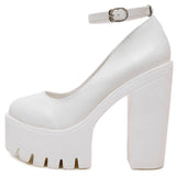 Amozae-back to school outfits Platform Heeled Sandals