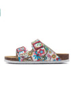 Amozae-Printed Buckle Birkenstock Sandals