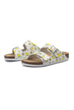 Amozae-Printed Buckle Birkenstock Sandals