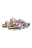 Amozae-Printed Buckle Birkenstock Sandals