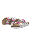 Amozae-Printed Buckle Birkenstock Sandals