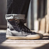 Amozae- Pungsan Canvas High-top Sneakers