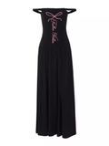 Amozae-dress to impress party dress nye outfits Off the shoulder long dress    YM1355