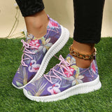 AMOZAE- -  Fashion Print Knitting Sneakers