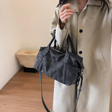 Amozae-LEFTSIDE Retro Design PU Leather Shoulder Bags for Women 2024 Korean Fashion Big Armpit Bag Female Crossbody Bag Handbags