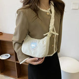 Amozae-Fashion Women Shoulder Bags Nylon Sling Bag Female Cute Lace Crossbody Clutch Handbags Messenger Handbags