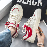 Amozae-2024 Designer Low top Canvas Shoes Men Harajuku Beige Casual Sneakers Men Street Hip hop Sneakers Lace-up Vulcanized Shoes Man