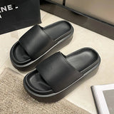 AMOZAE- - New Thick Sole Slippers Fashion Platform Slippers