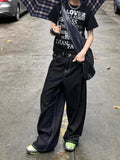 Amozae-Fall Outfits Streetwear y2k 90s Fashion Gothic  Vintage Embroidery Black Jeans Women Oversized Streetwear Grunge Y2k Baggy Denim Trousers Boyfriend Jeans Hip Hop Gothic