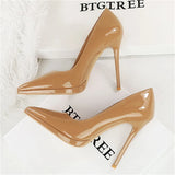 BIGTREE Spring Pointed Toe Platform Pumps Woman Fashion Thin Heels Elegant Banquet Ladies Shoes Zapatillas De Mujer