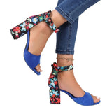 Amozae-Shoes Female 2024 High Quality Ankle Strap Zipper Women Sandals Summer Open Toe Mixed Colors Buckle High Heel Large Size Sandals