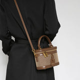 Amozae- New Arrivals Women Bag Retro Ins Fashion Handbag For Women Box Causal Bucket Luxury Design Bag