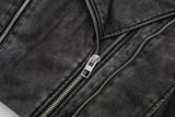 2023 Autumn and Winter Women's Motorcycle Jacket Coat Short Fashion Faux Leather Zipper Jacket Women Clothing