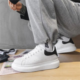 Amozae-2023 Classic White Shoes Men Summer Breathable Mens Platform Sneakers Streetwear Walking Casual Sneakers Men Designer Footwear