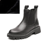 Amozae  Marton Boots Women Genuine Leather 2025 Autumn Winter New Women Boots Thick-soled Student Casual women's boots