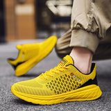 Amozae-BKQU Men Sport Shoes Breathable Mesh Outdoor High Quality Fashion Comfortable Non Slip Mens Running Shoes Soft Trainers Snaekers