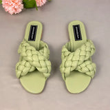 AMOZAE-- Designer Cross Slides for Beach Leisure