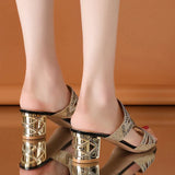 AMOZAE- - Summer Rimocy Women's Fashion Rhinestone Slippers