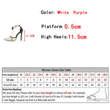 Amozae Fashion Design Bowknot Ankle Strap Women Pumps Sexy Pointed Toe Stripper High Heels Wedding Banquet Shoes Sandals Female