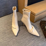 Amozae-Modern Boots Patent Leather Designer Brand Luxury 2024 New Winter Ankel Boots Bow Wedding Party Dress Gladiator Women Shoes