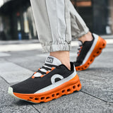 2024 BKQU New  Running Shoes Lightweight Cushioning Long Distance Men's and Women Lifestyle Outdoor Sneakers
