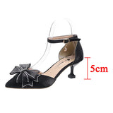 AMOZAE- -  Thin Heels Ankle Strap Pumps for Women