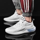 Amozae-2024 BKQU Men's Sports Shoes Fashion Casual Sneakers Summer Breathable Black Running Man Shoe Tenis Masculino Non-Slip
