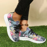 AMOZAE- -  Fashion Print Knitting Sneakers