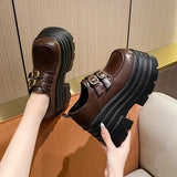 10CM Platform Women Loafers Shoes Flats Casual Cozy Sport Shoes Woman 2024 Trend Autumn Designer Sneakers Walking Mujer Zapatos