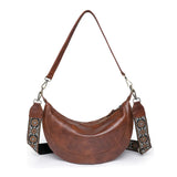 Amozae- Shoulder Bag For Women 2024 Large Bag Luxury Design Ladies Half Moon Bag Female Bag