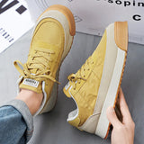 Amozae-Hot sale Breathable Casual Shoes Men Harajuku Style Sneaker Fashion Yellow Men's Sneakers 2024 Platform Walking Sports Shoes Men