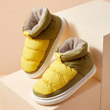 AMOZAE- - Cozy Winter Booties Plush Snow Boots for Women, Keeping Warm and Stylish