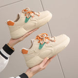 Amozae-2024 Fashionable and comfortable non-slip sneakers women's spring wide fat feet outdoor versatile soft-soled casual trendy shoes