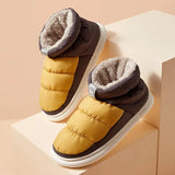 AMOZAE- - Cozy Winter Booties Plush Snow Boots for Women, Keeping Warm and Stylish