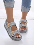 Amozae-PU Double Velcro Sandals