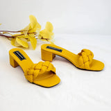 AMOZAE-- Square Heel Slides Summer Fashion Comfort