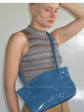 Amozae-Spanish niche brand paloma wool coated wax cattle Tote bag vintage single shoulder crossbody bag