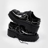 Amozae- Sangdo Square Toe Wired Chunky Shoes