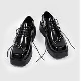 Amozae- Sangdo Square Toe Wired Chunky Shoes