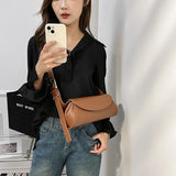 Amozae-French Style Bag Texture  Underarms Shoulder Bag Female Spring Summer 2024 New Trend Niche Cylindrical Bag