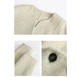 Amozae-Autumn Casual Outfits Amozae-Cutting Shaped Wool Double-sided Jacket