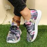 AMOZAE- -  Fashion Print Knitting Sneakers